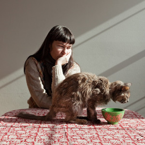 The winner of the 2012 National Portrait Gallery Photographic Portrait prize was image of Yhonnie and Indiana (the cat!) by Janelle Low.